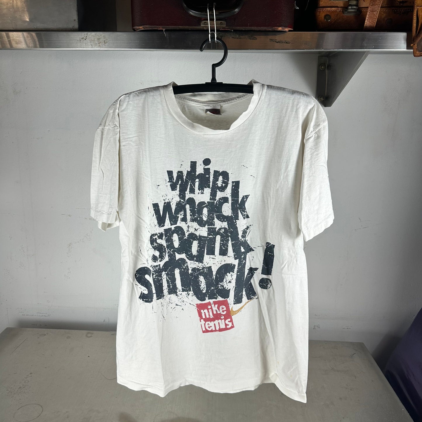 Vintage 1994 Nike Tennis Events Promo Double Sided Single Stitch T-shirt
