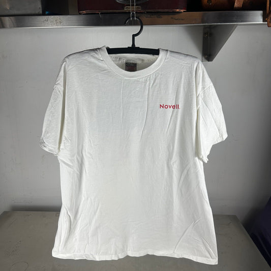 Vintage 1998 Novell Software Brainshare Computer T-shirt