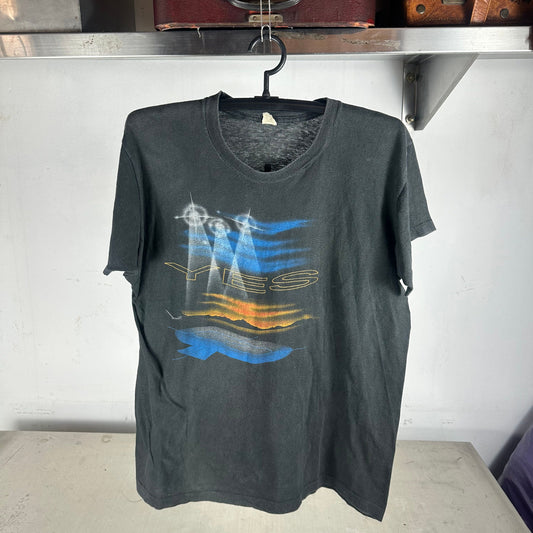 Vintage 1984 Yes World Tour Concert Rock Band Single Stitch T-shirt