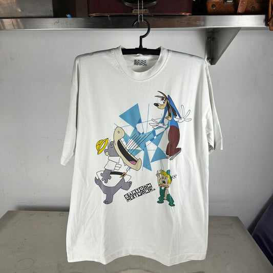 Vintage 2000s Cartoon Network Box Logo Graphic T-shirt