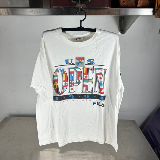 Vintage 1994 Fila US Open Tennis Championship Promo Single Stitch T-shirt
