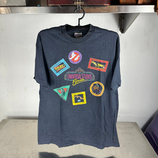 Vintage 1989 Universal Studios Movies Artwork Promo T-shirt