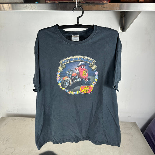 Vintage 2000s Jelly Bean American Original Motorcycle Graphic Promo T-shirt