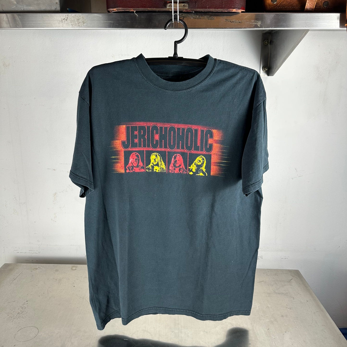 Vintage 2000s Chris Jericho Jerichoholic WWF WWE Wrestling T-shirt