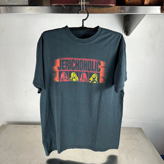 Vintage 2000s Chris Jericho Jerichoholic WWF WWE Wrestling T-shirt