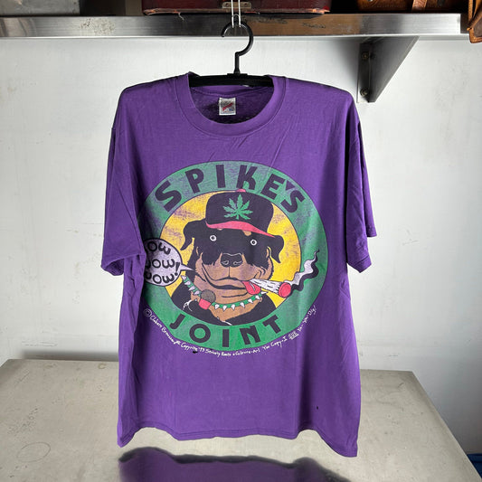 Vintage 1993 Spike Lee Spike's Joint Bow Wow! Double Sided Graphic T-shirt