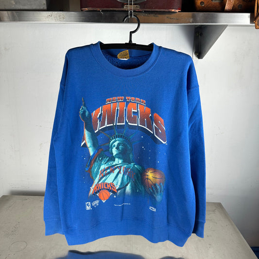 Vintage 1994 New York Knicks NBA Lady Liberty Graphic Sweatshirt