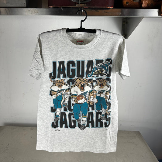 Vintage 90s Jacksonville Jaguars Football NFL Nutmeg Mascot Graphic T-shirt