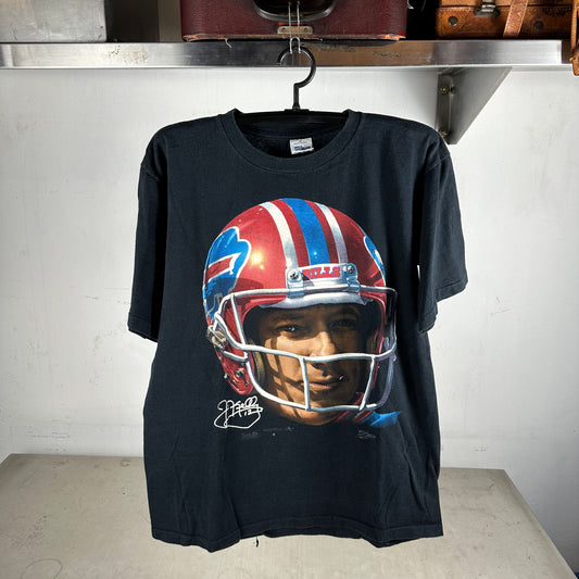 Vintage 90s Jim Kelly Buffalo Bills NFL Big Face Salem Sportswear T-shirt