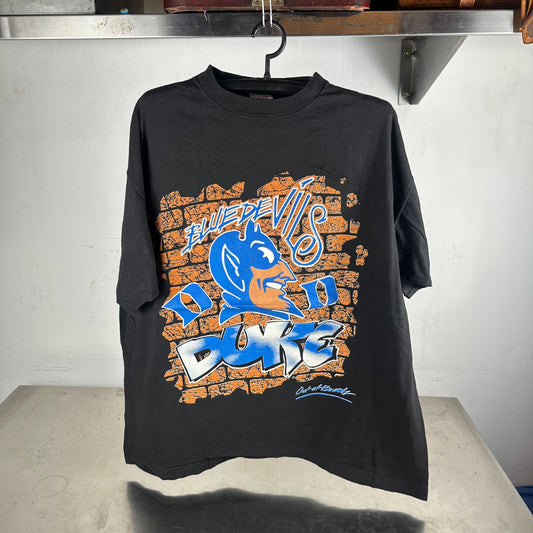 Vintage 90s Duke Blue Devils NCAA Out of Boundz Single Stitch T-shirt