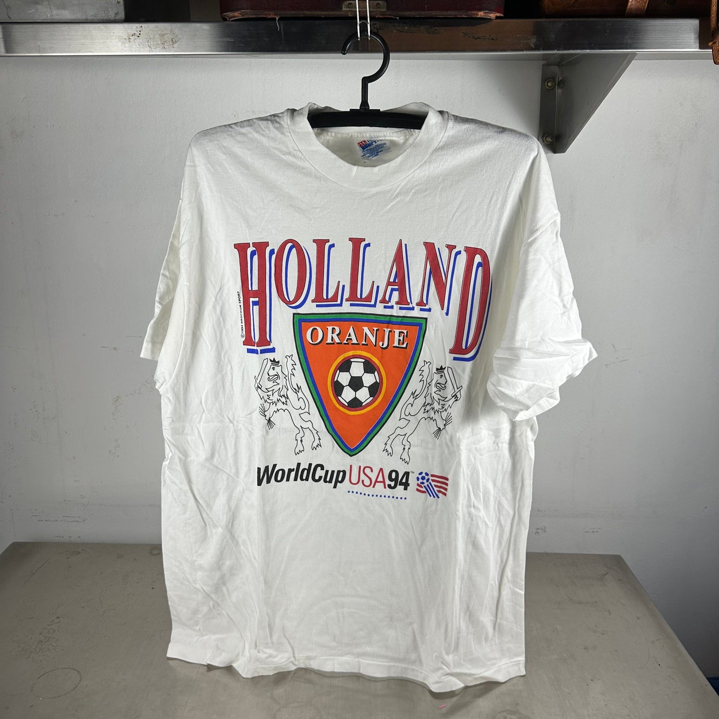 Vintage Holland 1994 USA Soccer World Cup Oranje Single Stitch T-shirt