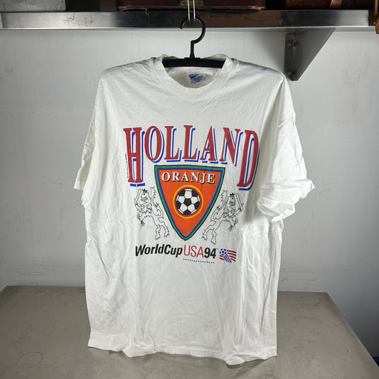 Vintage Holland 1994 USA Soccer World Cup Oranje Single Stitch T-shirt