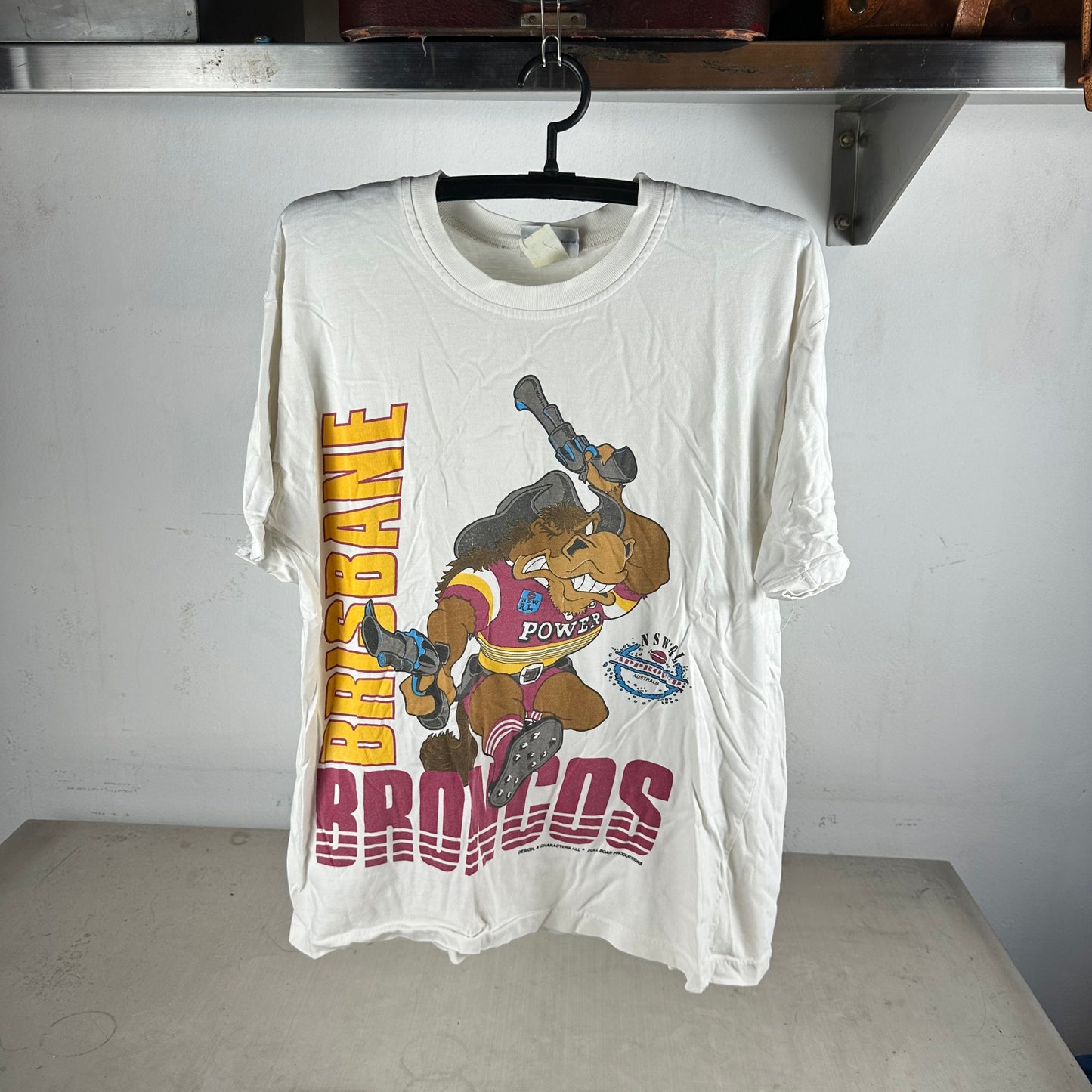 Vintage 90s Brisbane Broncos National Rugby League NRL T-shirt