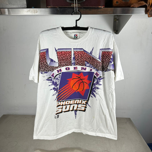 Vintage 90s Phoenix Suns Basketball Big Graphic NBA Single Stitch T-shirt