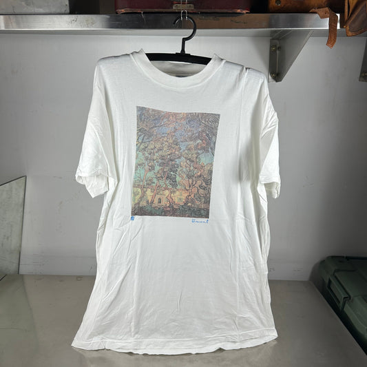 Vintage 90s Vincent Van Gogh Saint-Paul Asylum Saint-Remy Painting T-shirt