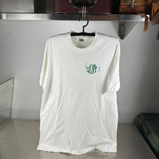 Vintage 90s Grateful Dead Skull Psychedelic Cartoon Graphic T-shirt