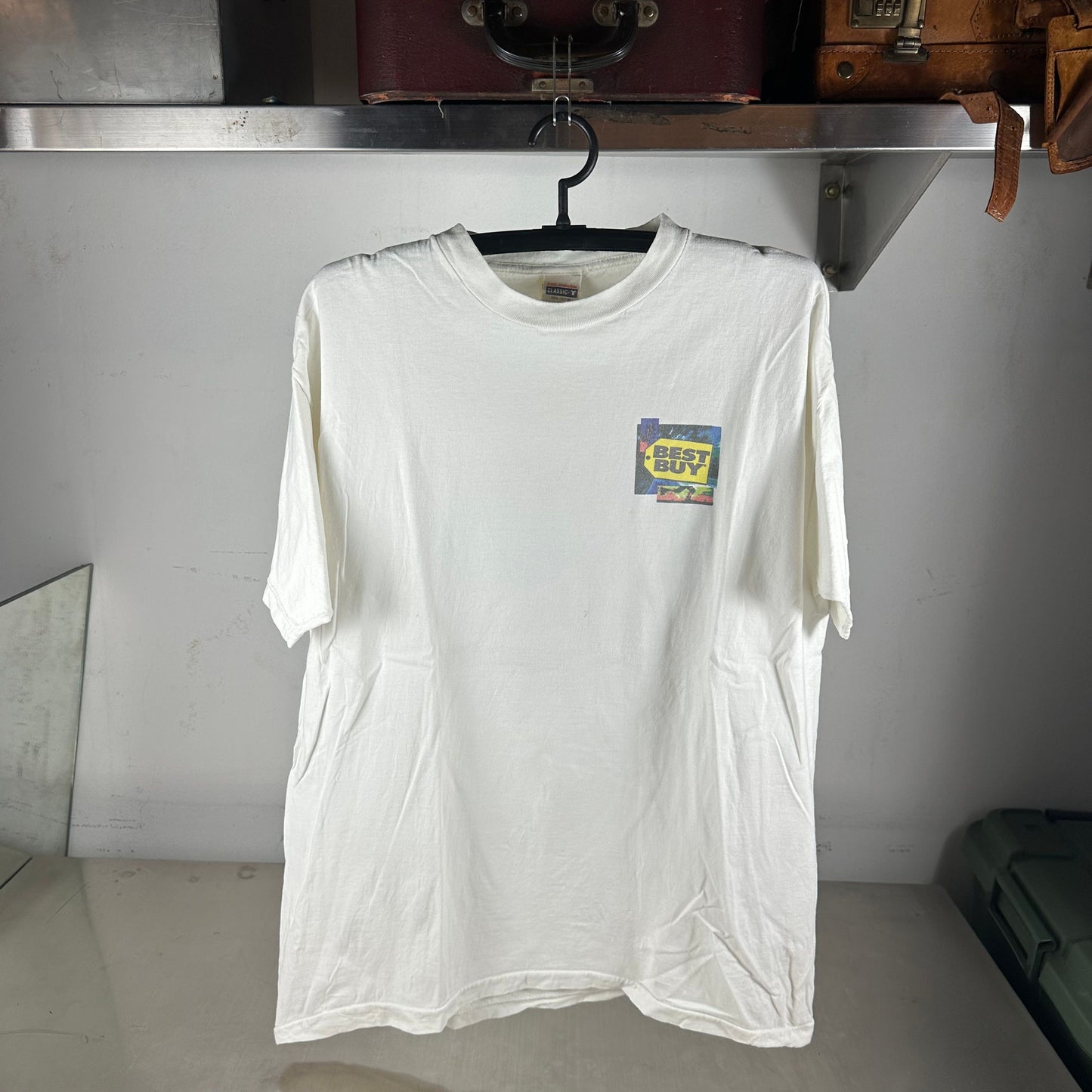 Vintage 90s Best Buy Panasonic Music On The Move Promo Single Stitch T-shirt