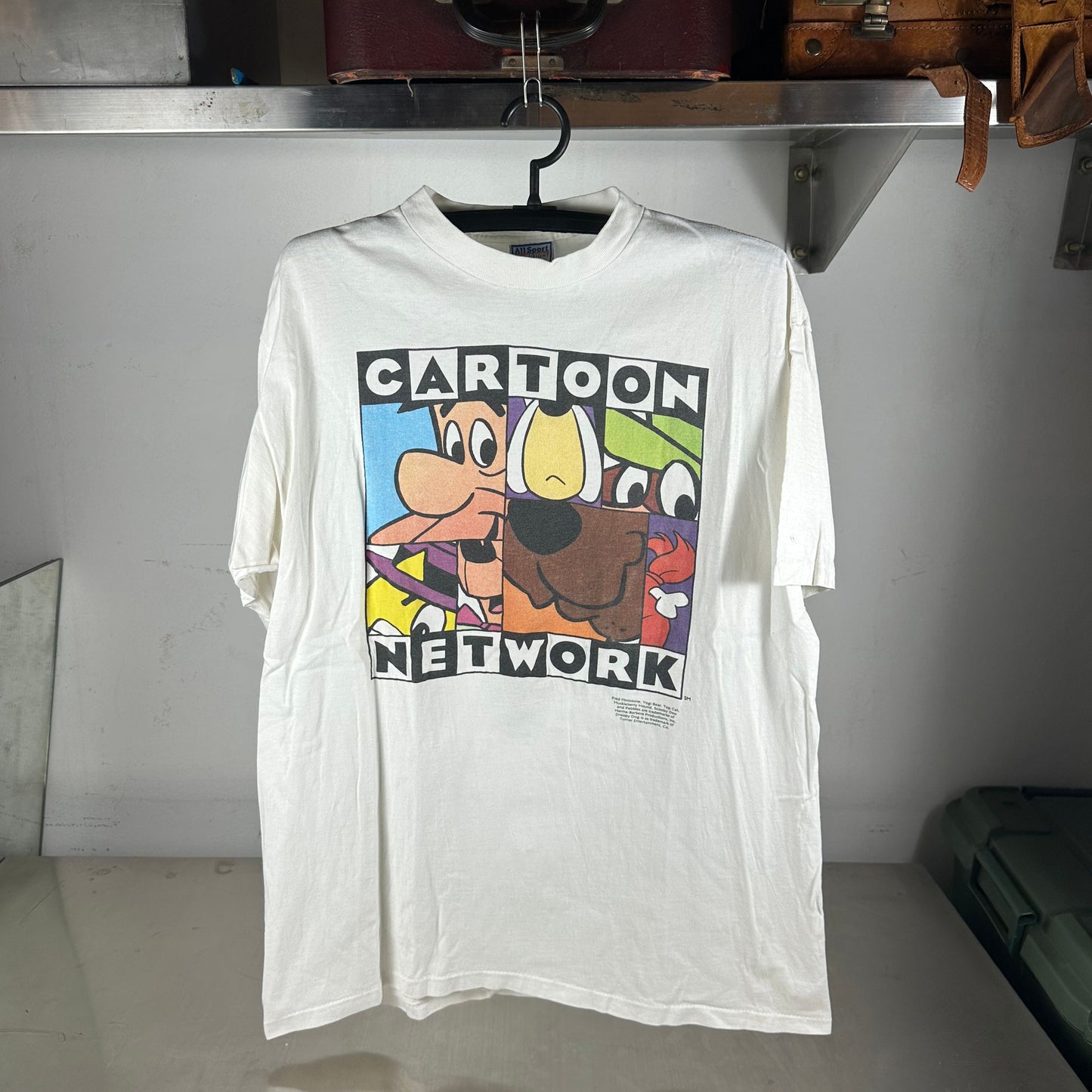Vintage 90s Cartoon Network Cartoon Box Logo Single Stitch T-shirt