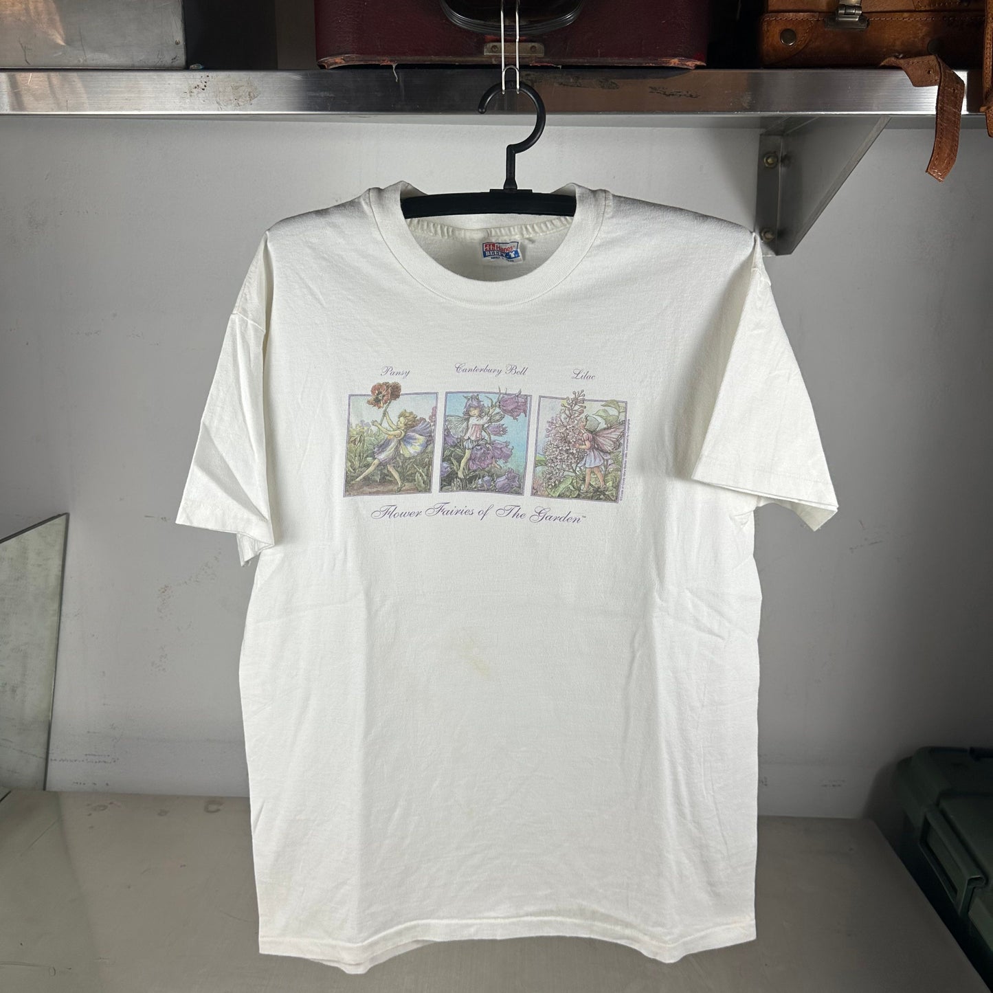 Vintage 1995 Flower Fairies of the Garden Cicely Mary Barker Art T-shirt