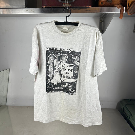 Vintage 1991 Bad Bob Screaming A Message From God Art Single Stitch T-shirt