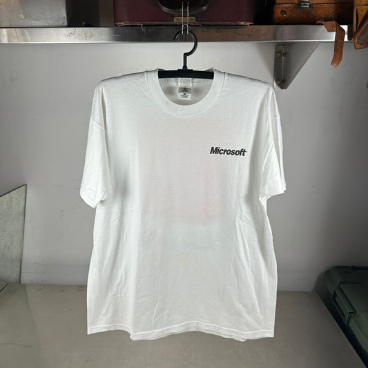 Vintage 90s Microsoft Windows AutoCAD 14 Computer Graphic Promo T-shirt