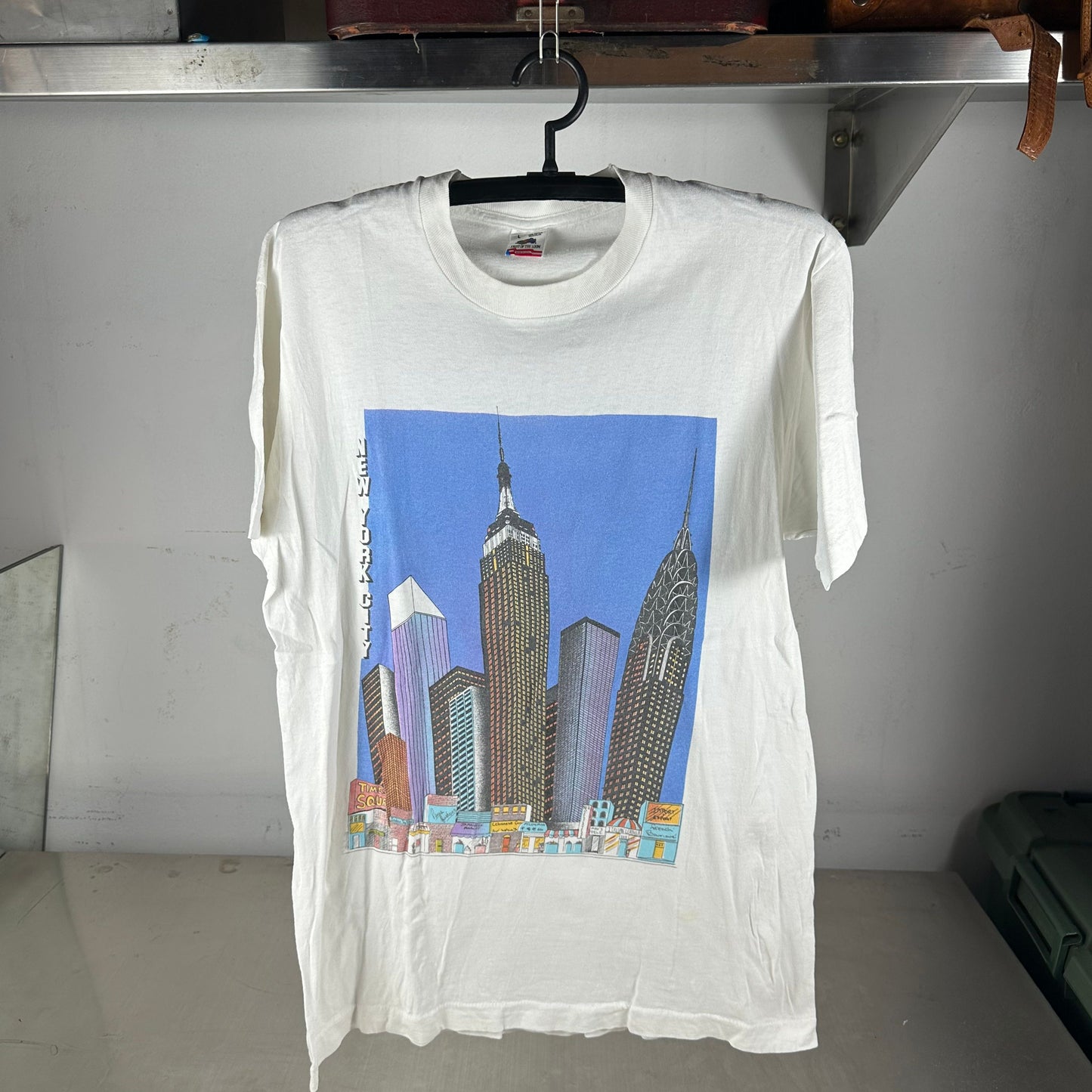 Vintage 1986 New York City Art Graphic Double Sided Single Stitch T-shirt