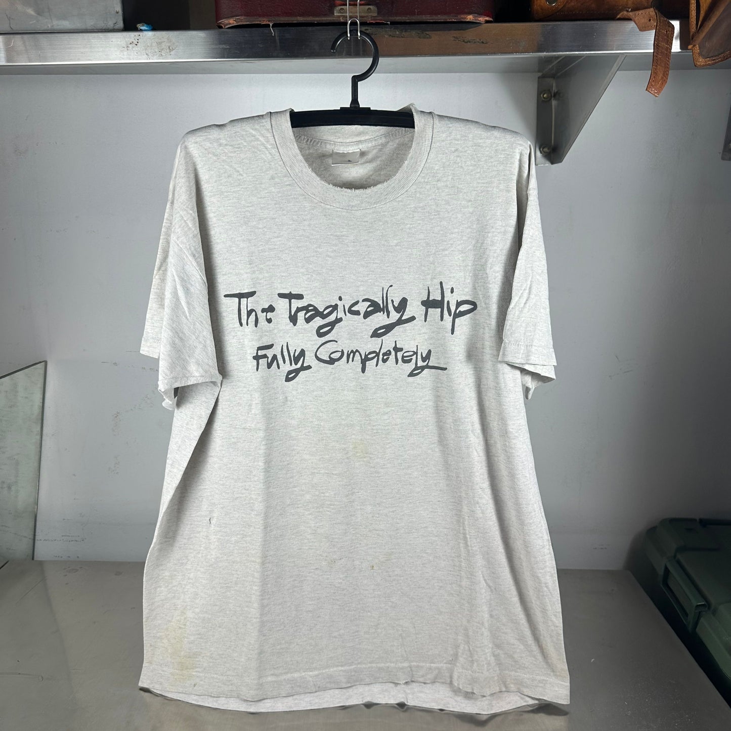 Vintage 90s The Tragically Hip Fully Completely HMV Promo Single Stitch T-shirt
