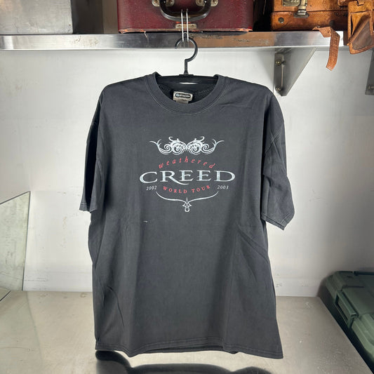 Vintage 2003 Creed Weathered World Tour Concert T-shirt