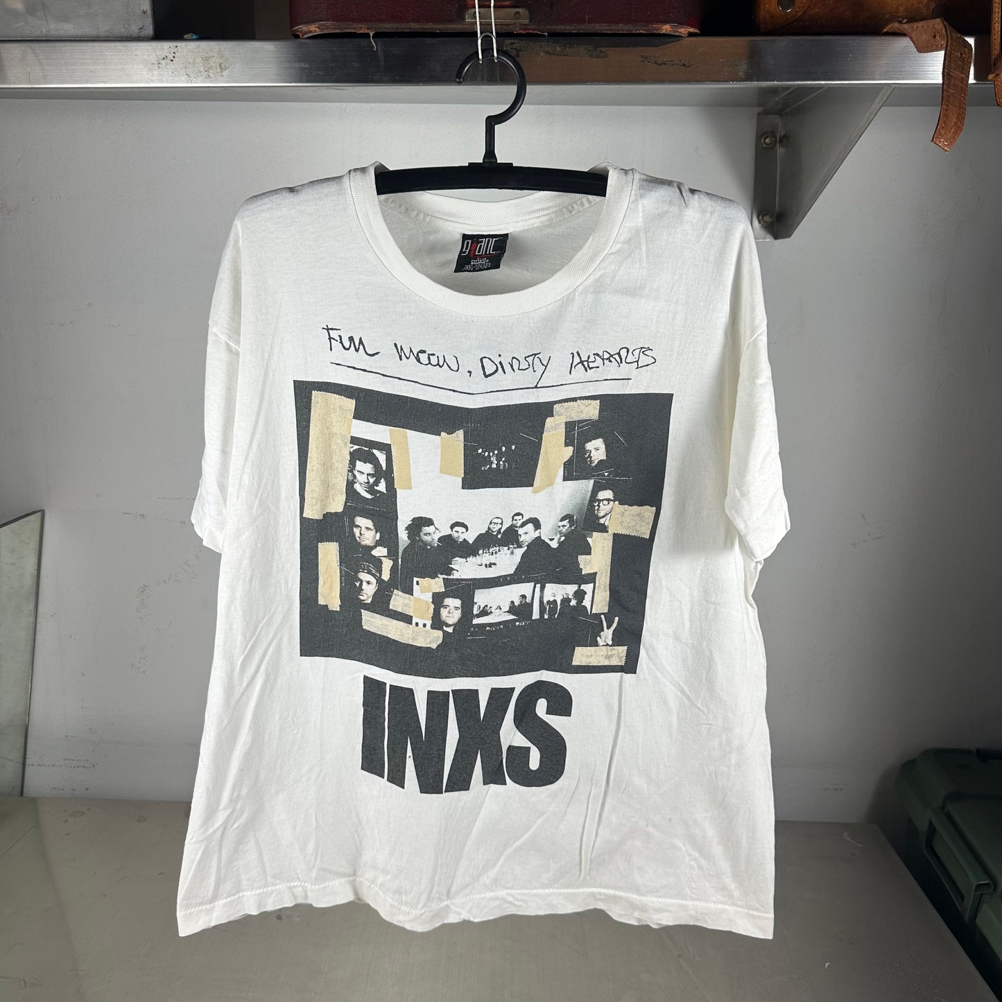 Vintage 1994 INXS The Dirty Honeymoon Tour Concert Single Stitch T-shirt