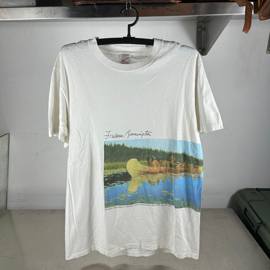 Vintage 1988 Frederic Remington The Masterworks Art T-shirt