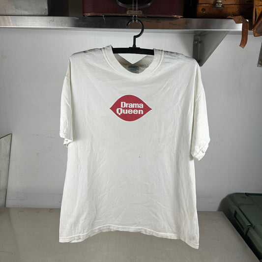 Vintage 2000s Drama Queen Dairy Queen Parody Humor T-shirt