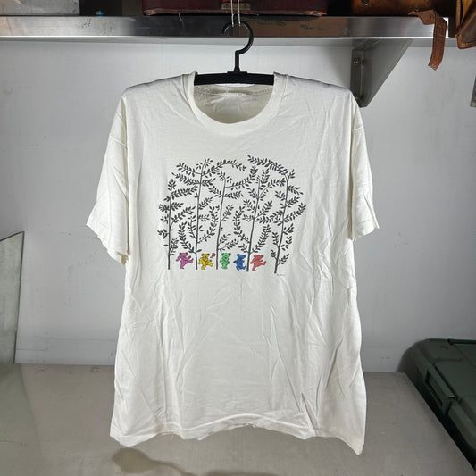 Vintage 1985 Grateful Dead Bear Graphic Rock Band Single Stitch T-shirt