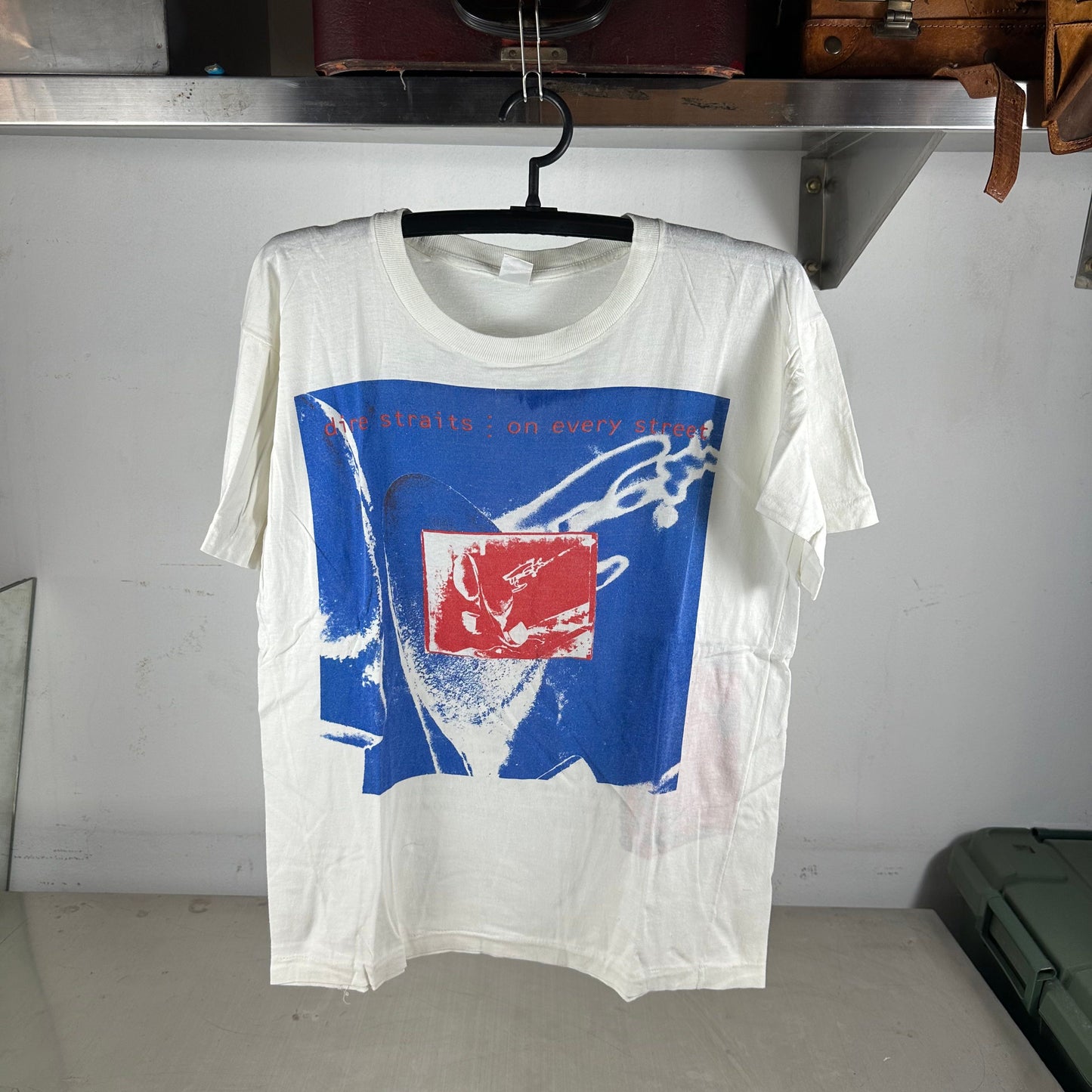 Vintage 90s Dire Straits On Every Street Tour Single Stitch T-shirt