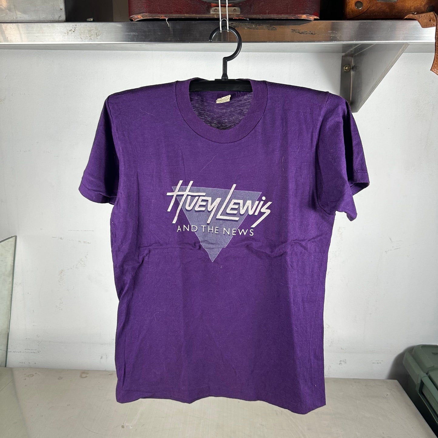 Vintage 1984 Huey Lewis and the News Sports Tour Rock Band T-shirt