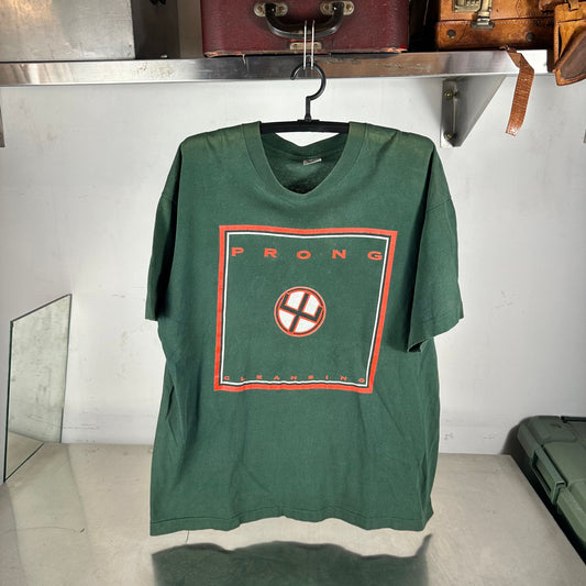 Vintage 90s Prong Cleansing Album Heavy Metal Grunge Band Single Stitch T-shirt
