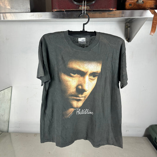 Vintage 1990 Phil Collins But Seriously World Tour Single Stitch T-shirt