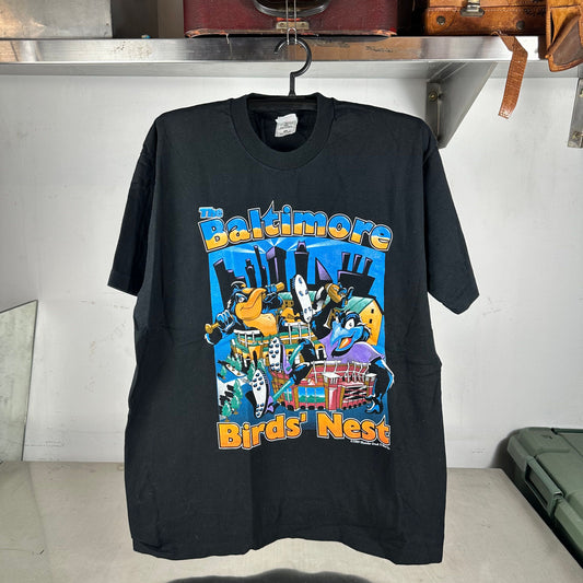 Vintage 1997 Baltimore Orioles MLB The Baltimore Bird's Nest Graphic T-shirt