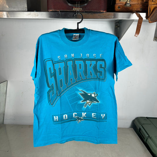 Vintage 90s San Jose Sharks Hockey NHL Single Stitch T-shirt