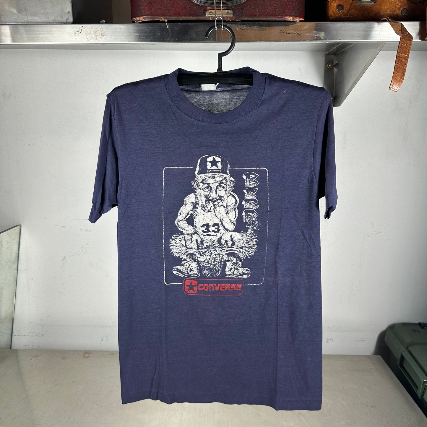 Vintage 80s Converse Larry Bird NBA Basketball Single Stitch T-shirt