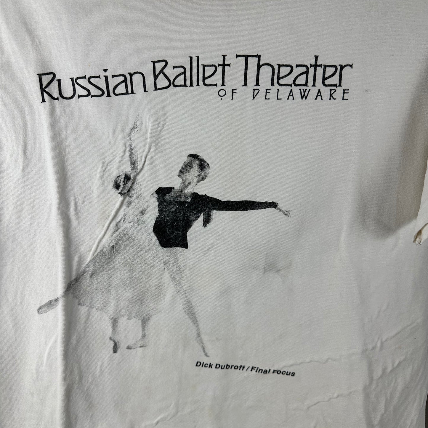 Vintage 90s Dick Dubrott Final Focus Russian Ballet Theater Single Stitch T-Shirt