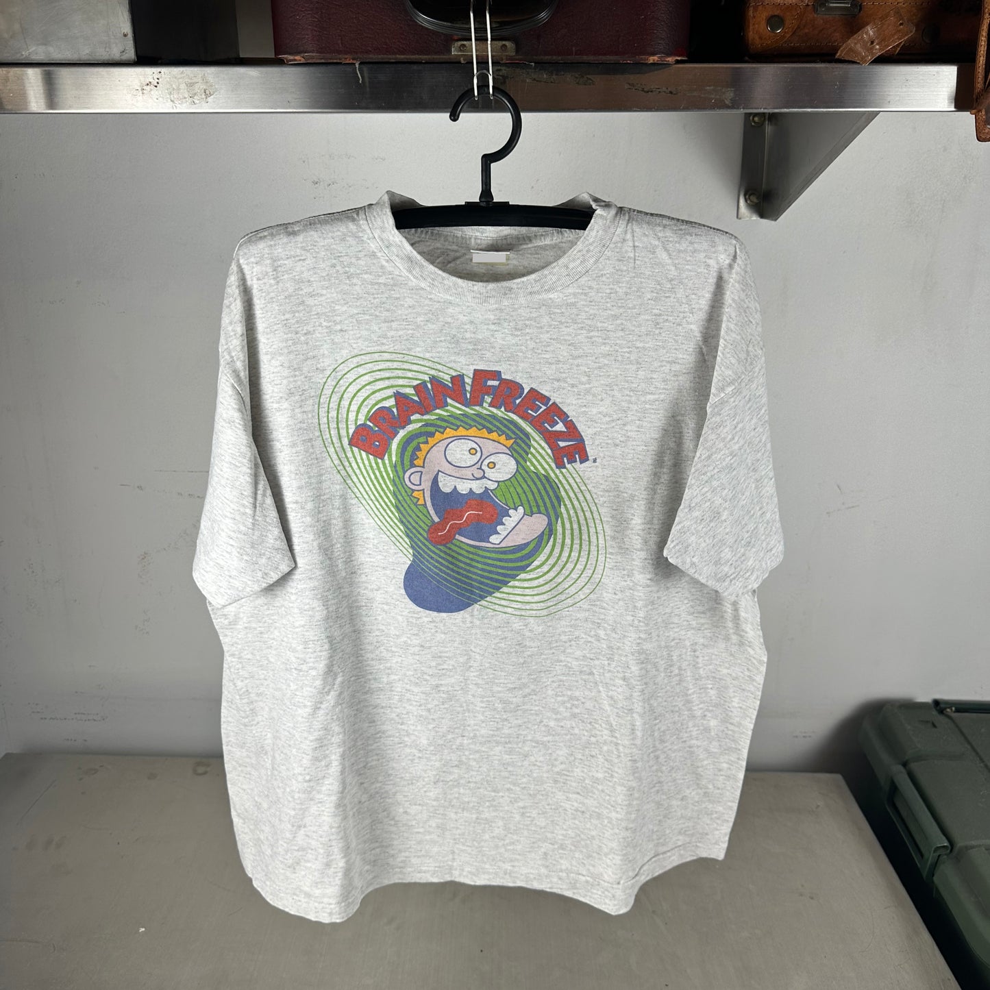 Vintage 90s Slurpee Brainfreeze So Good It Hurts Promo Single Stitch T-Shirt