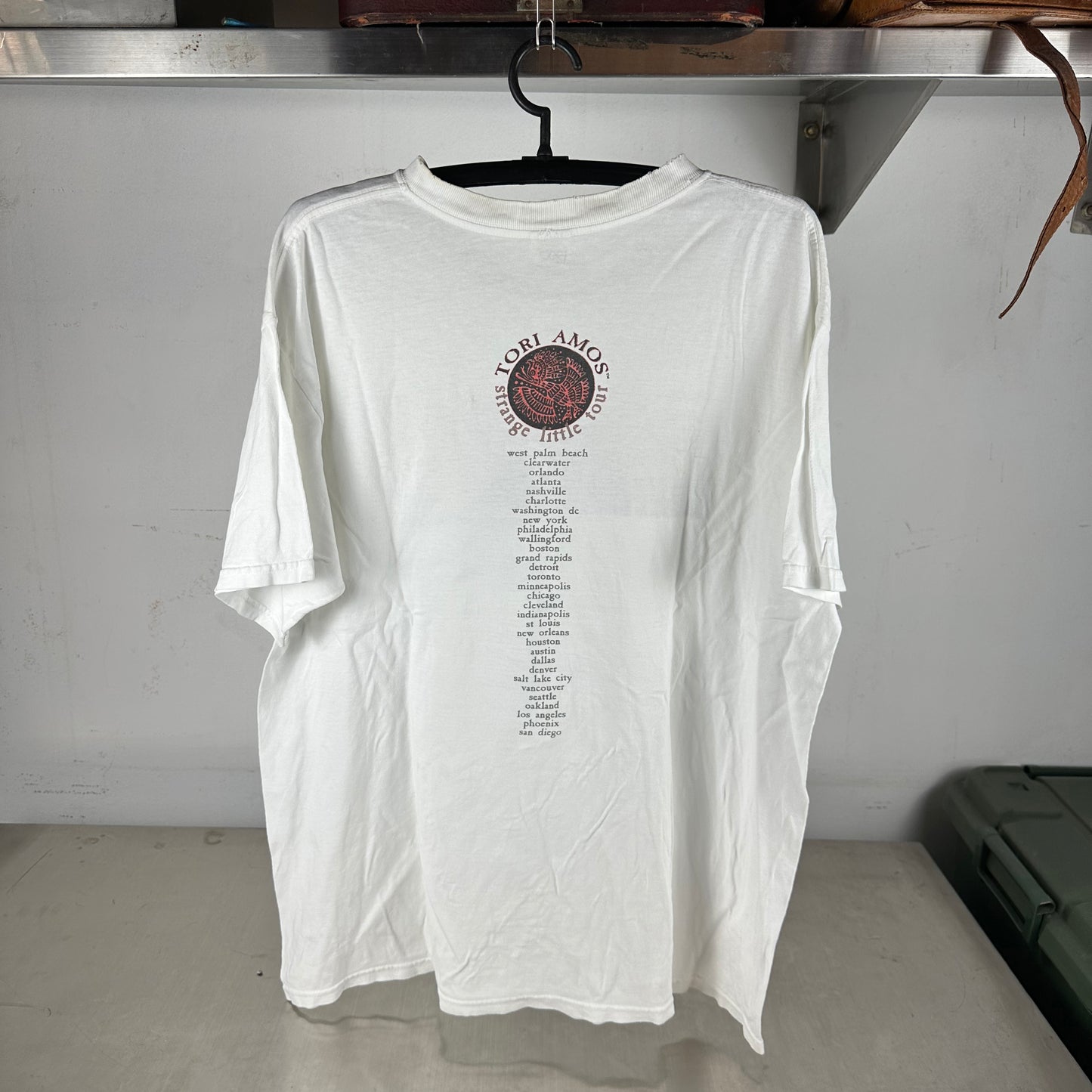 Vintage 2001 Tori Amos Strange Little Girls Tour Concert T-Shirt