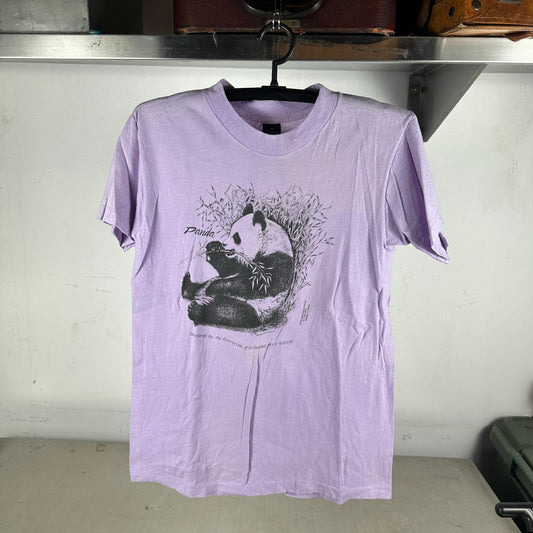 Vintage 80s Panda Nature Graphic Single Stitch T-shirt