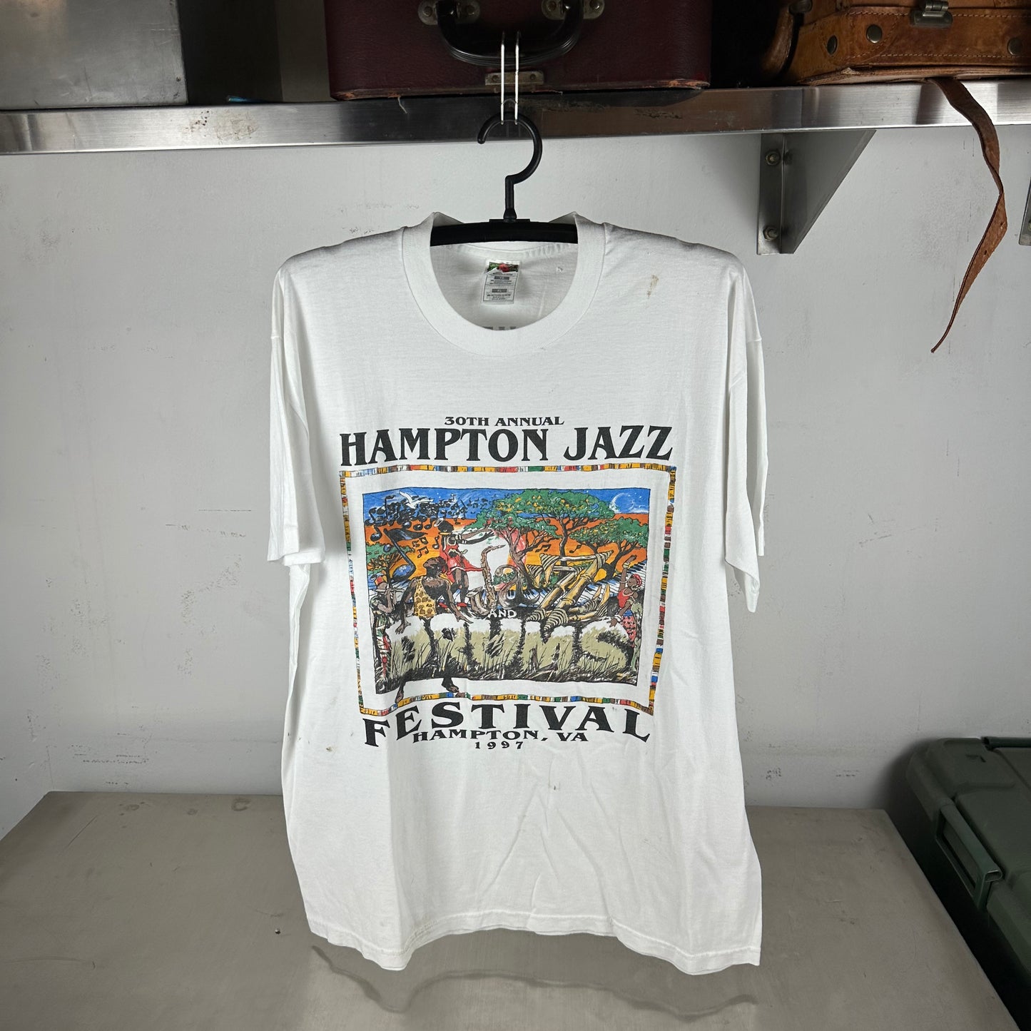 Vintage 1997 Hampton Jazz Festival BB King Patti Labelle Glady Knight T-shirt