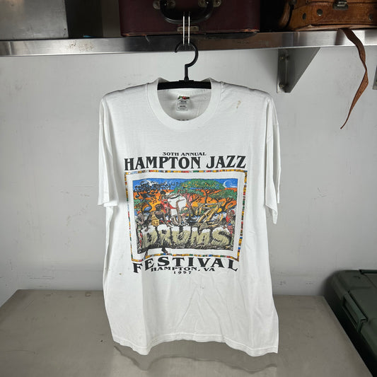 Vintage 1997 Hampton Jazz Festival BB King Patti Labelle Glady Knight T-shirt