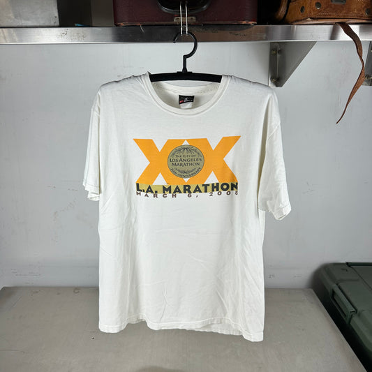 Vintage 2005 Los Angeles Marathon Honda Running Graphic T-shirt