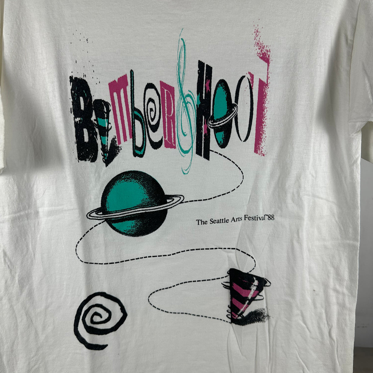 Vintage 1988 Bumbershoot Art Festival Graphic Single Stitch T-shirt