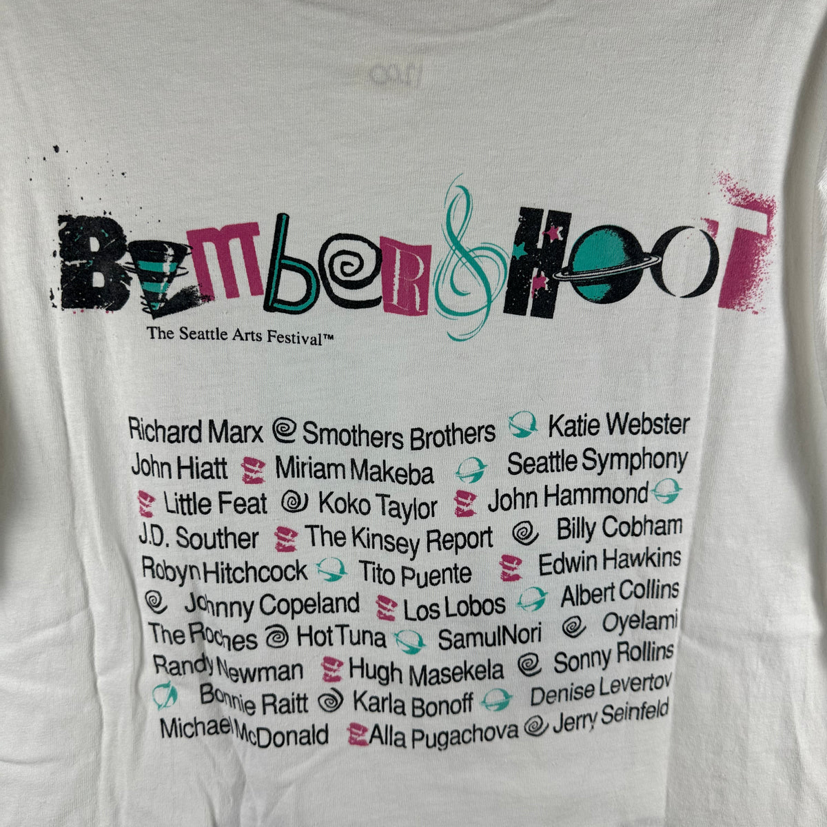 Vintage 1988 Bumbershoot Art Festival Graphic Single Stitch T-shirt