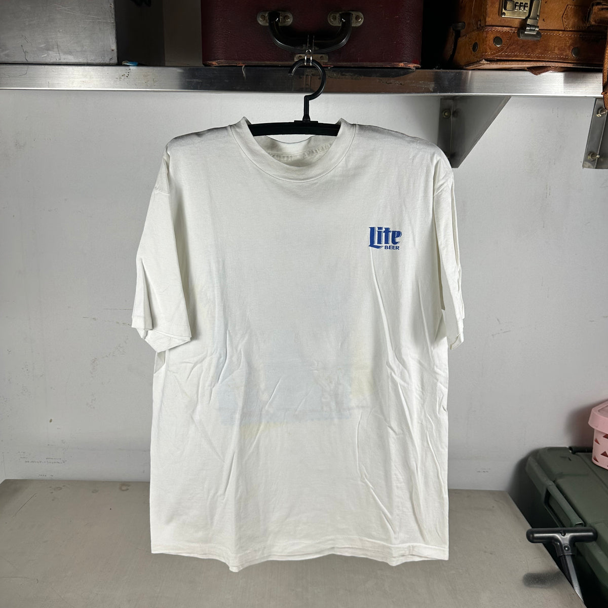 Vintage 90s Lite Beer Full Contact Golf Graphic Promo Single Stitch T-shirt