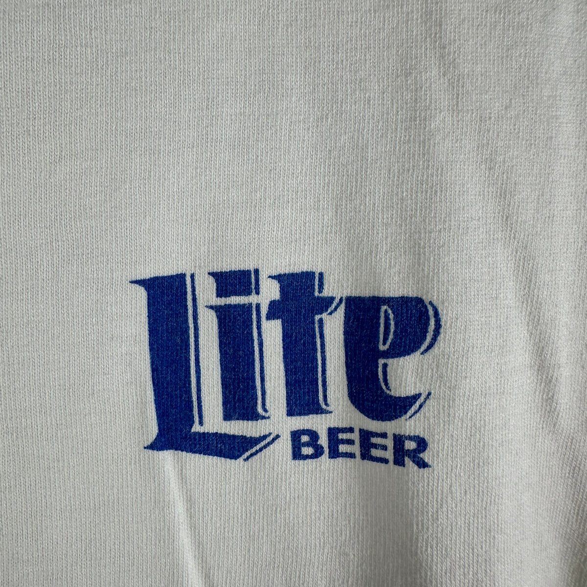 Vintage 90s Lite Beer Full Contact Golf Graphic Promo Single Stitch T-shirt